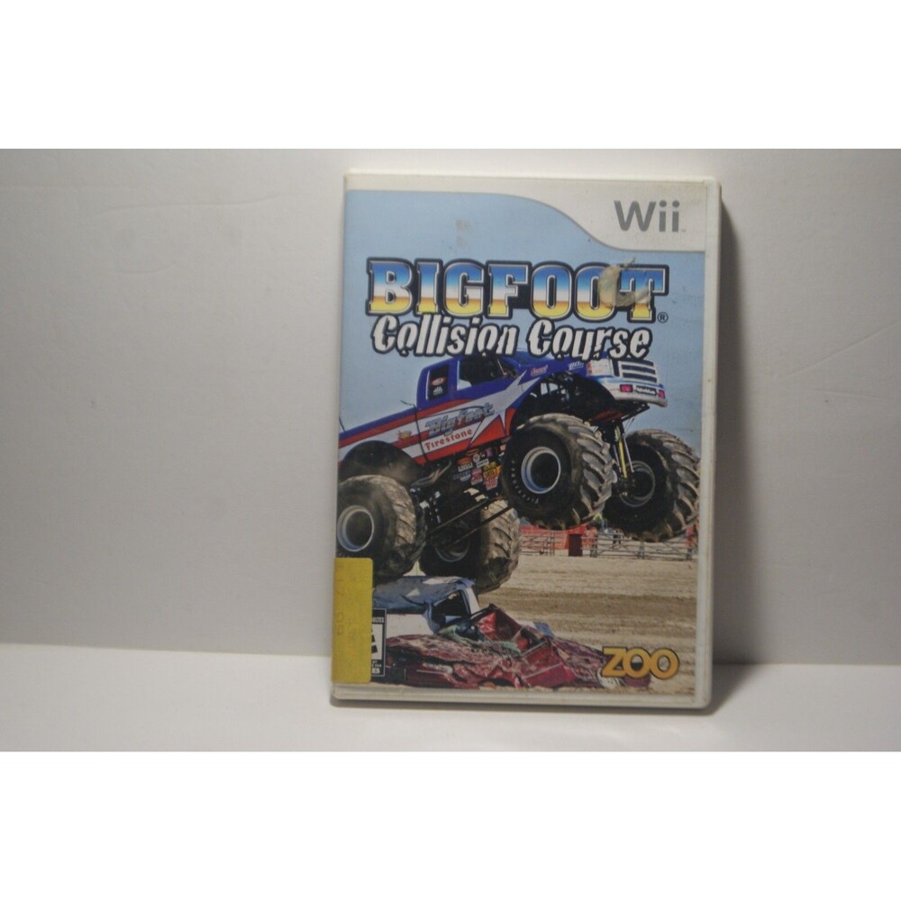 Bigfoot Collision Course Wii Truck Action Sim CIB 2008